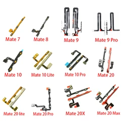 Power Switch On/Off Button Volume control Key Button Flex Cable For Huawei Mate S 7 8 9 10 30 Lite 20 Pro 20X Max