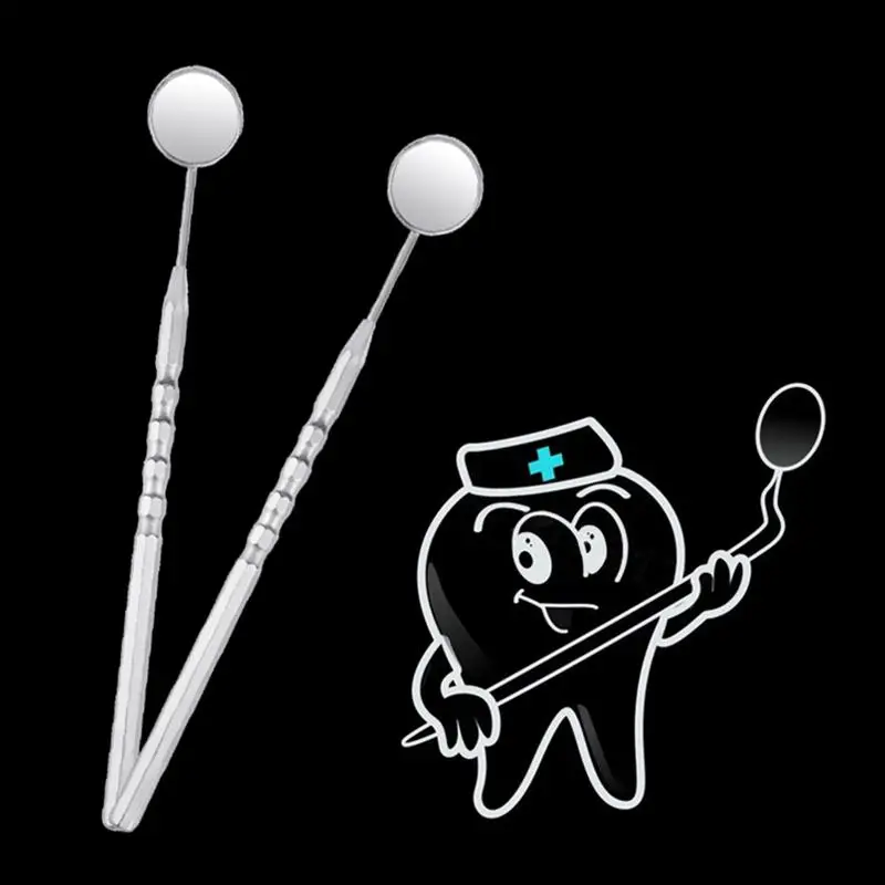 Нержавеющая сталь рот Speculum зеркальный инструмент для ухода за полостью рта