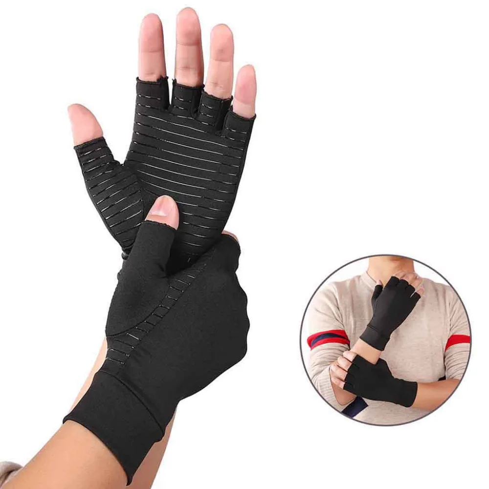 Компрессионные перчатки при артрите подходят для карпального туннельного сустава боли для мужчин и женщин эластичные руки артрита боли в суставах рельефные перчатки