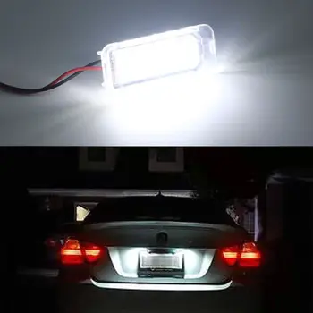 

2Pcs LED Rear License Plate Number White Light Plate Number Lamp Shining Fit For Mondeo