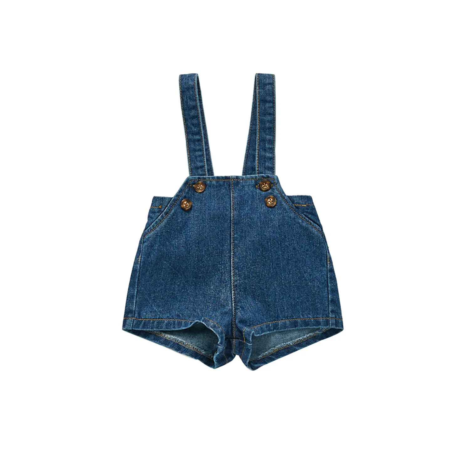 Newborn Spring Autumn Baby Overalls Boys Girls Denim Overalls Kids Jumpsuit Children Denim Shorts