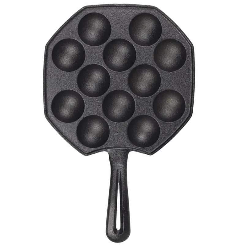 LIXF 12 полостей Takoyaki Пан устройство для приготовления такояки Осьминог маленькие шарики противень инструменты для домашнего приготовления кухонные принадлежности