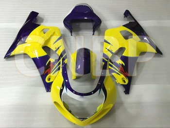 

GSX-R750 2000 - 2003 K1 K2 Body Kits GSX R 600 750 1000 00 01 Yellow Blue Plastic Fairings GSX-R750 2003 Fairing