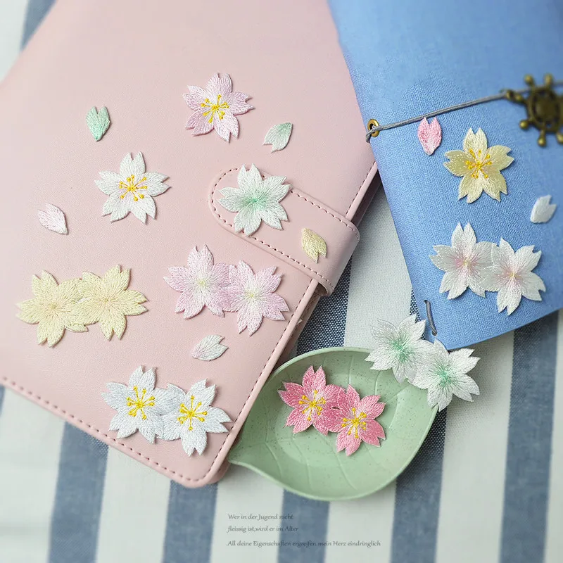 Маленькие цветочные нашивки аппликация для детских сумок патчи с вышивкой