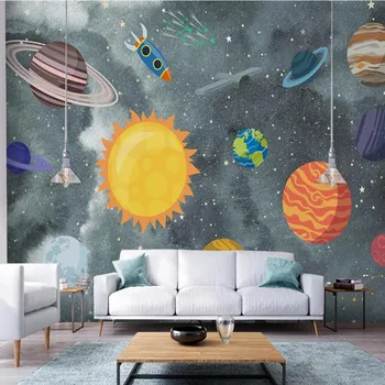 

Milofei manufacturers custom 3D hand-painted space universe background wallpaper mural