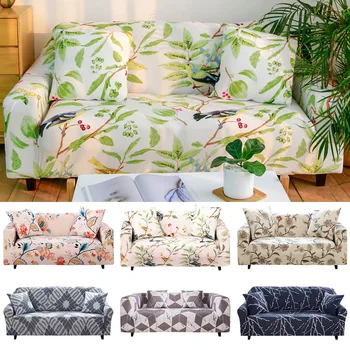 

Summer Sofa Cover Spandex Elastic Stretch Slipcovers 1/2/3/4 Seater Polyster Sofa Covers For Living Room Slipcover Couch Cover