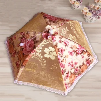 

Household Foldable Rice Vegetable Cover Anti-Fly Dish Cover Food Vegetable Cover Umbrella Cover Vegetable Cover Table Cover Dish