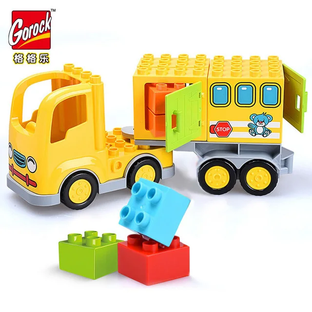 Комплекты блоков для девочек-принцесс большого размера, совместимые с LegoINGlys Duploed, семейный дом, кирпичи, строительные блоки, игрушки для детей - Цвет: DZ-CLC-73