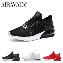 

Airavata Men's Lace Up Air Cushion Running Sneakers Shoes Men Athletic Shoes Thick Sole Heighten Male Fashion Casual Shoes