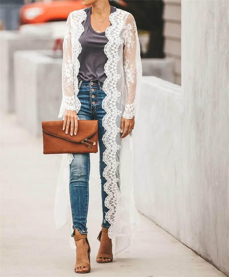 

Tunics for beach Long Lace Beach Dress Women Swim Cover up Plus size Saida de Praia Robe de Plage Kaftan Beach Cover up
