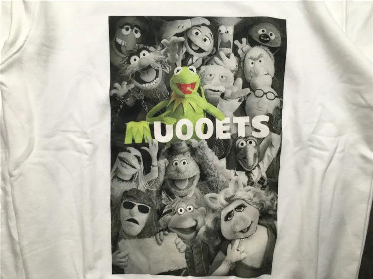 Новинка 19 роскошных высоких мужчин лягушонок Кермит muooets толстовки с капюшоном свитшоты бархатный хлопок Drake толстый флисовый пуловер# E0
