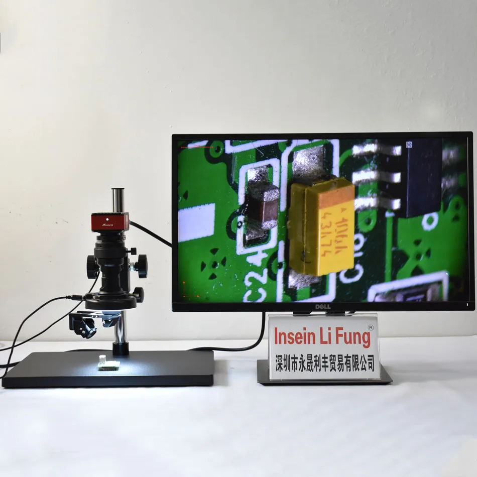 

Full HD 2K 1080P Sony Sensor 2D 3D Video Microscope Camera HDMI-compatible Measurement Magnifier Precision Hardware SMT Testing