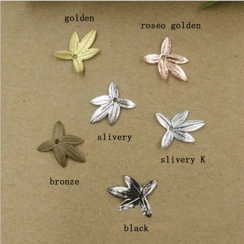 

11*14mm beads for Jewelry DIY bracelet necklace earring Brooches Pendants Rings Scrapbook rivet hair Accessories leaf flower