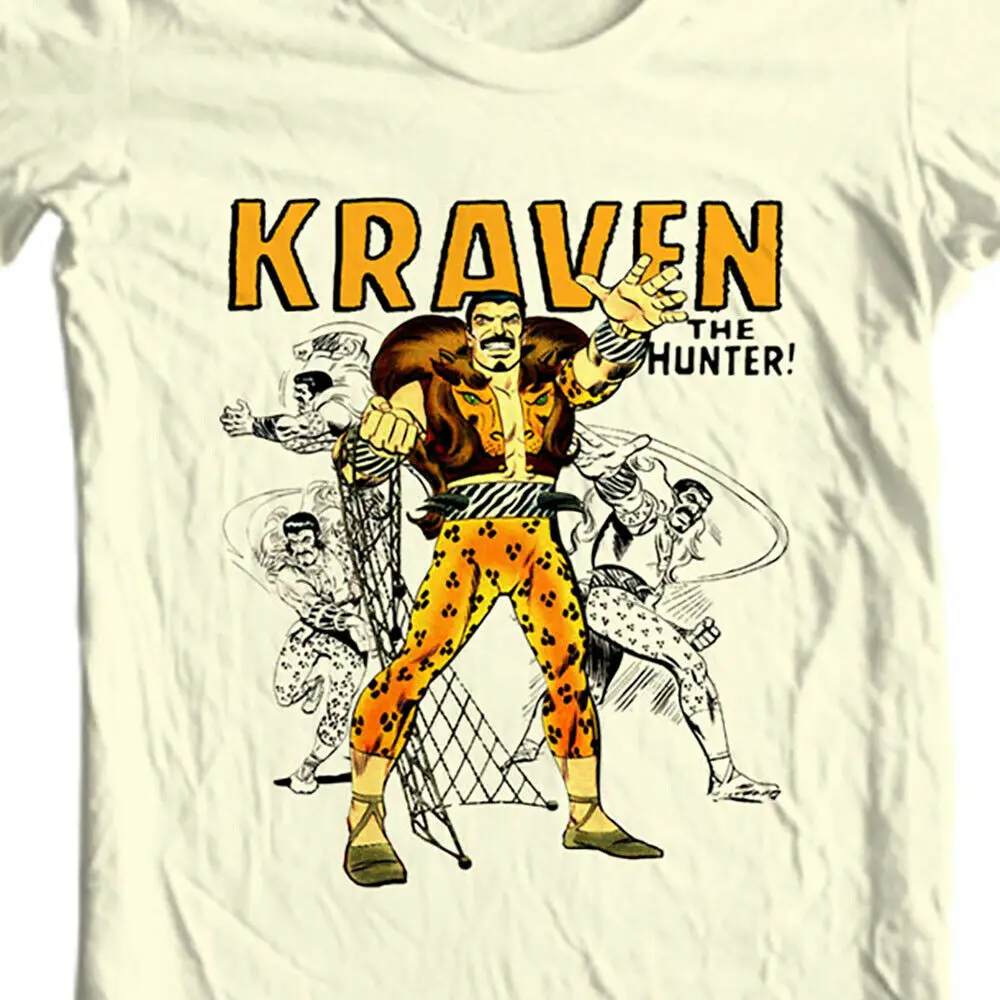 Кравен Охотник Футболка Ретро комиксов злодей Marvel Comics Sinister Six Graphic Tee | Мужская