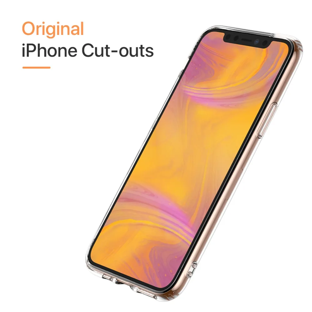100 шт. защитный чехол для всего тела, совместимый с iPhone 11 Противоскользящий ТПУ ультра толстый прозрачный чехол для iPhone 6,5''