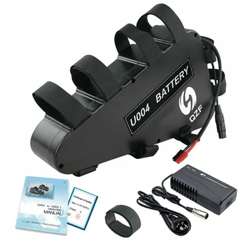 

Triangle 48V ebike battery li-ion electric bike batteries with samsung 18650 cells charger for bicycle motor tongsheng BBSHD