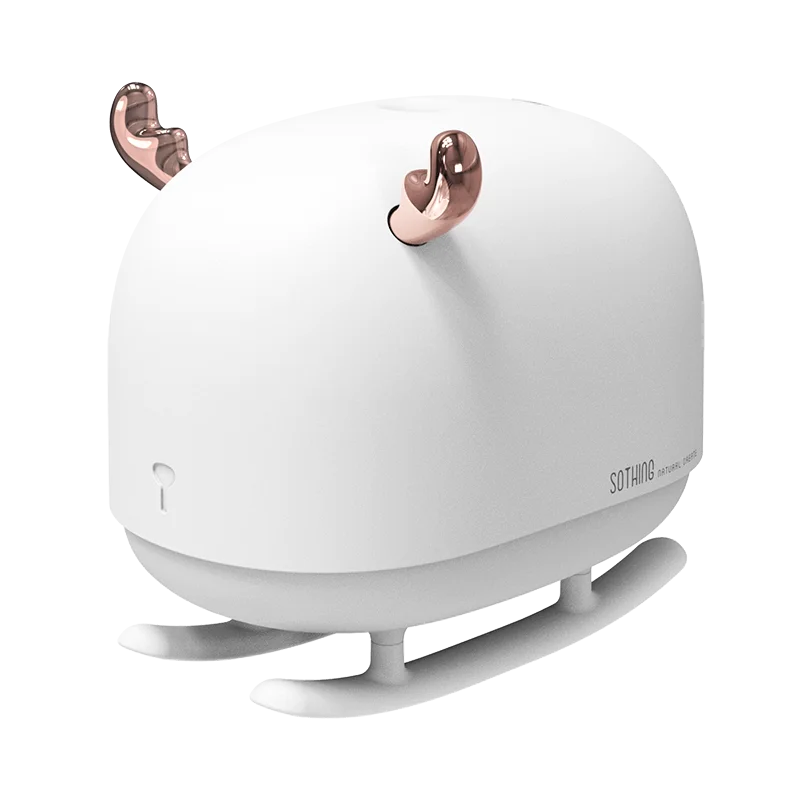 Xiaomi Sothing, милый увлажнитель воздуха, бытовой увлажнитель, USB кабель, портативный, для офиса, дома, мини-увлажнитель, тихий, ночной Светильник - Цвет: White