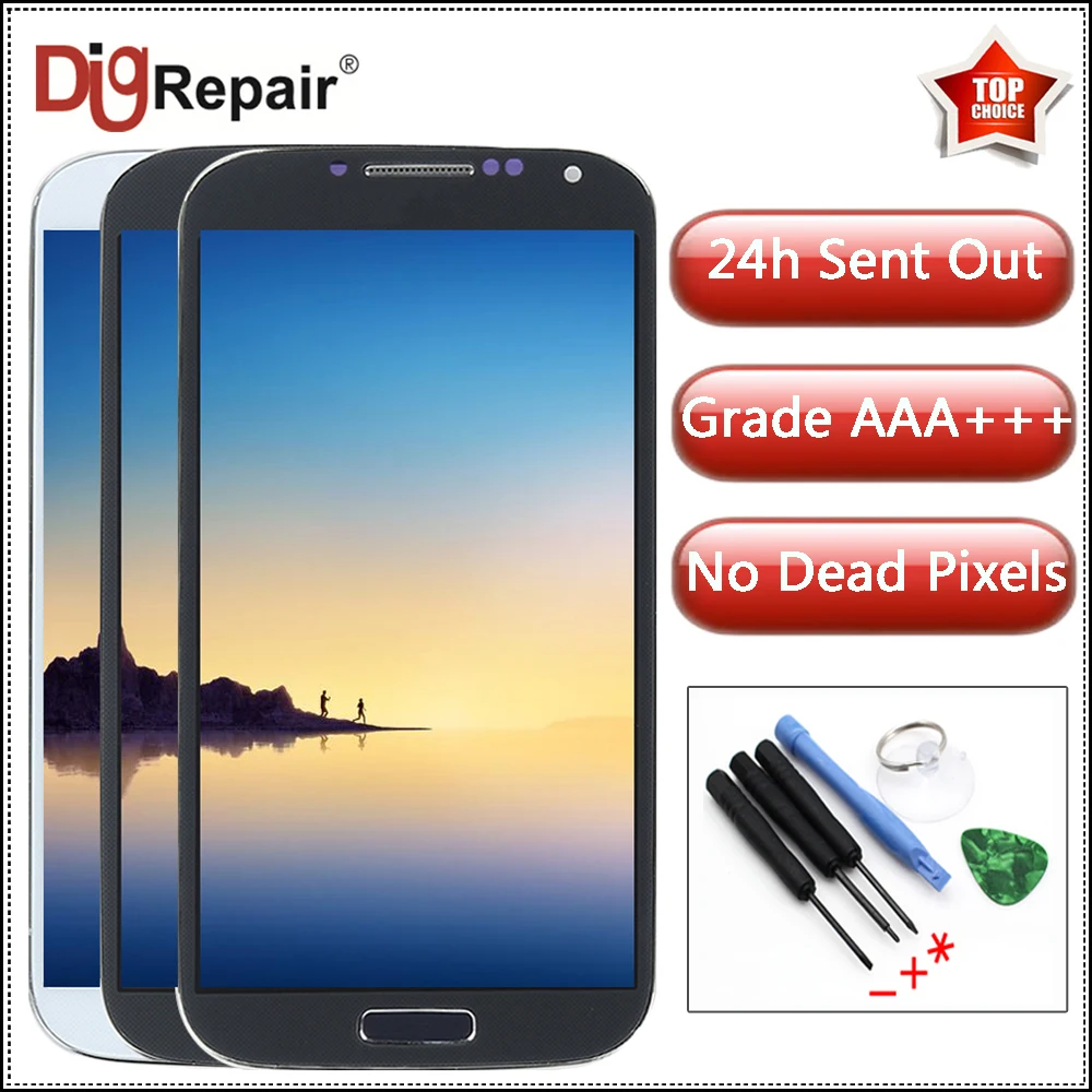 

i9505 lcd For SAMSUNG GALAXY S4 i9505 LCD Display Touch Screen Digitizer Full Assembly with Frame Display For SAMSUNG i9505 lcd