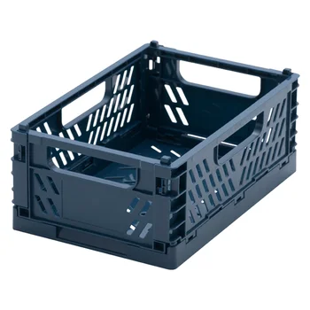 

Portable Foldable Kitchen Desktop Home Organizer Storage Basket Stackable Space Saving Multipurpose Magazine Documents Office