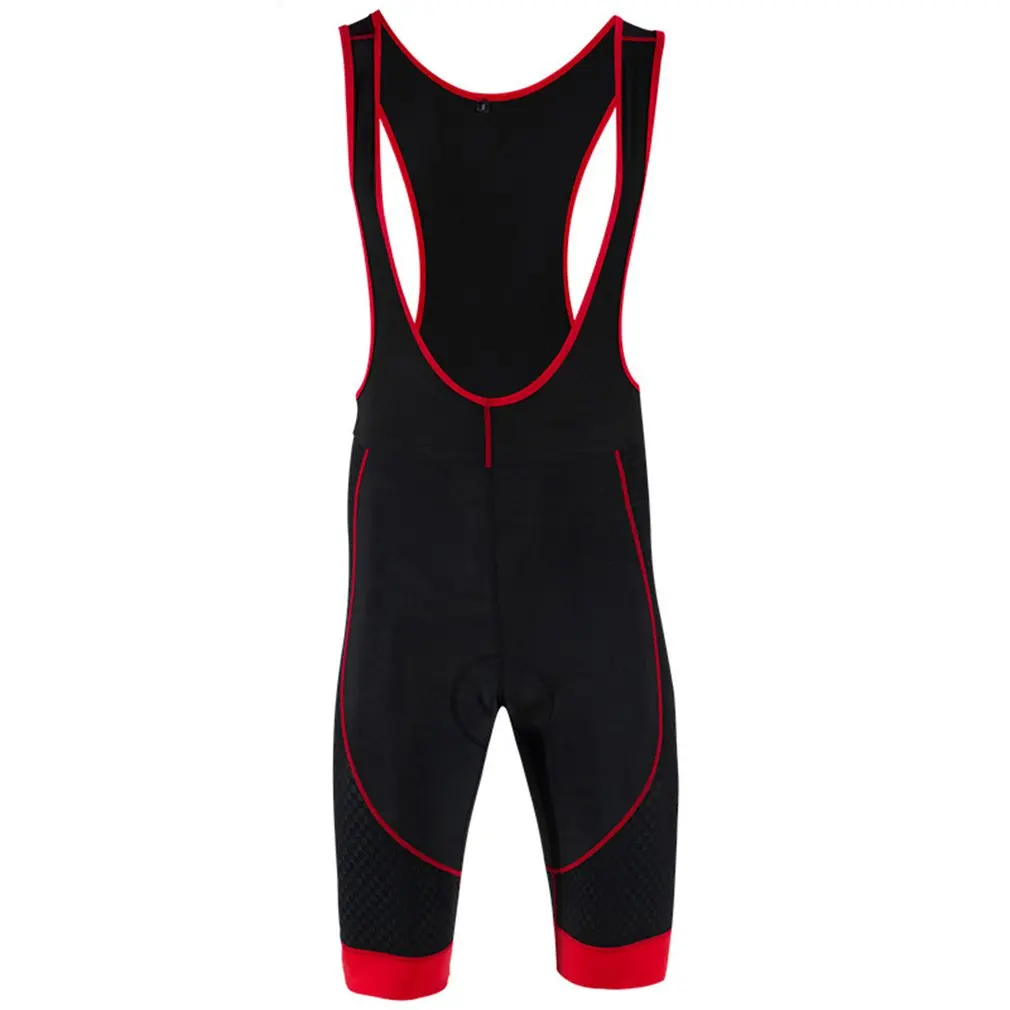 

Cycling Suspenders Strap Shorts Breathable Stitching Bicycle Suit Contrast Color Stitching Moisture Wicking