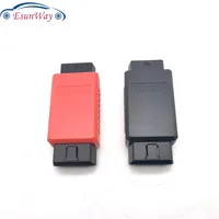 ELM327 OBD2 Connector Cover with Enclosure J1962m Plug with enclosure 16pin male female connector DIY Tool two with open 2