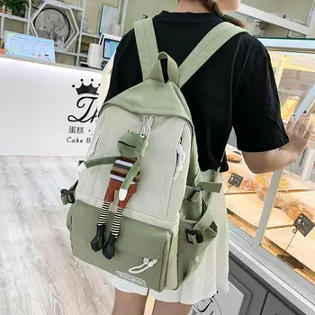 

2020 New Waterproof Nylon Backpack For Women Multi Pocket Travel Backpacks Female School Bag For Teenage Girls Backpack Mochilas