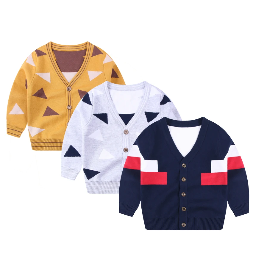 

Benemaker 2019 Baby Autumn Cardigan Sweaters For Boys Girls Knitted Children Clothing School Uniform 2-8Y Kids Long Sleeve YJ128
