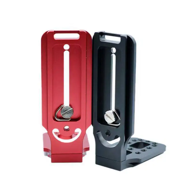 Soporte Universal en L para cámara, placa en L de liberación rápida, tornillo de 1/4 pulgadas, vídeo Vertical suizo, Compatible con Nikon, Canon, Sony, Fuji - Imagen 6