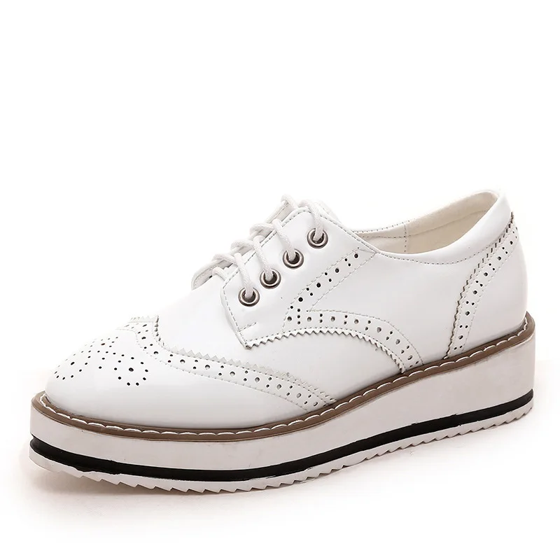 

2016 Female platform shoes thick bottom 2019 new platform women's shoes spring and autumn with a single shoes
