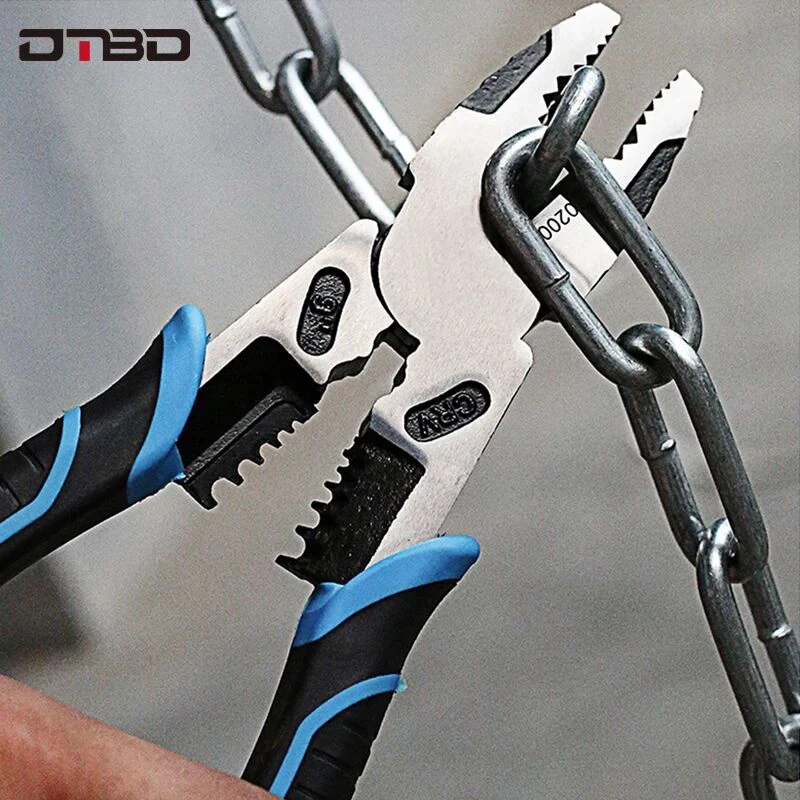 6''8''9'' Multifunction Pliers Set Combination Pliers Stripper/Crimper/Cutter Heavy Duty Wire Pliers Diagonal Pliers Hand Tools