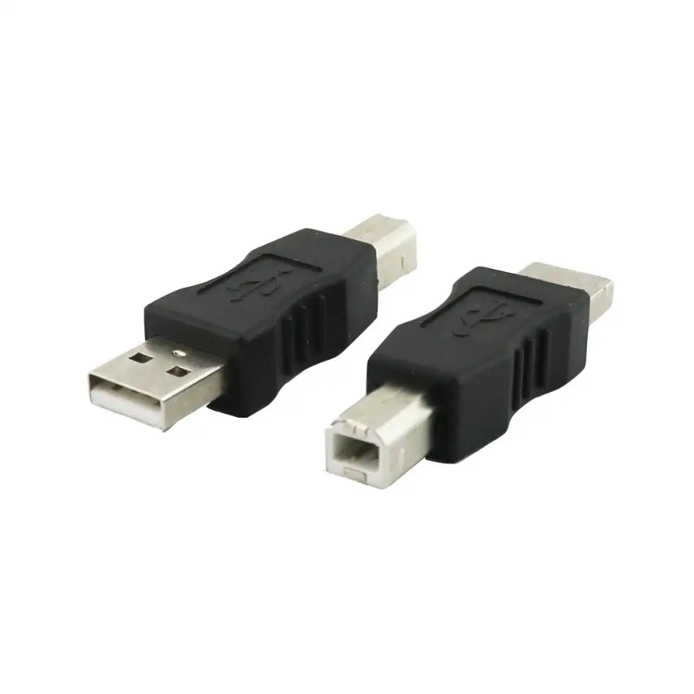 1 шт. Переходник USB 2 0 Type A папа B м/м для принтера сканера порта конвертер разъем