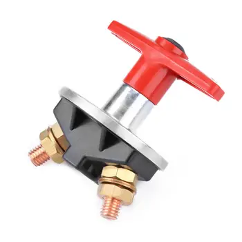

Black Red Fixed Key Battery Isolator Disconnect Power Kill Cut-off Switch 200A
