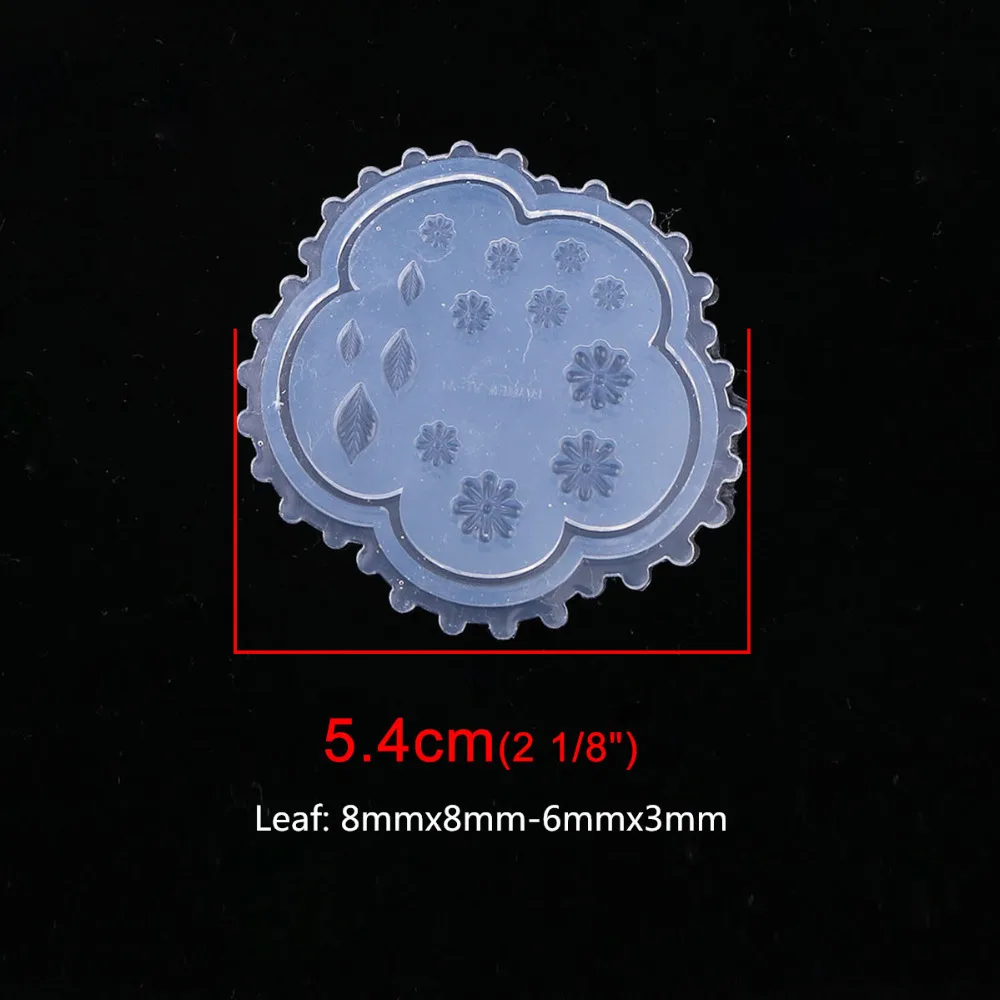 DoreenBeads BSilicone Смола форма для изготовления ювелирных изделий нерегулярные прозрачный цветок Фламинго рождественские ювелирные аксессуары 1 шт