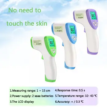 

Non-Contact Infrared Electronic Thermometer Digital Thermometer Fast infrared IR