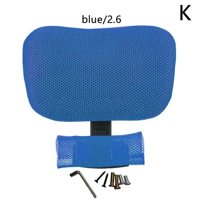 2.2/2.6/3 Computer Lift Chair Neck Protection Pillow Headrest Adjustable For Office Headrest Swivel Chair Accessories For Chair 2.6-Blue