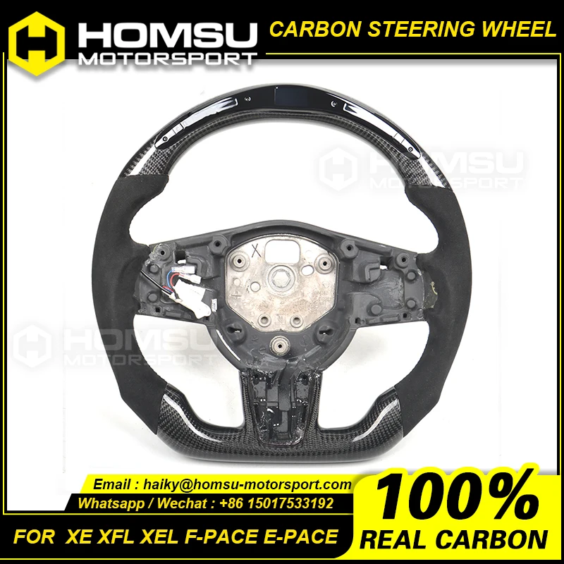 

Custom Alcantar carbon fiber steering wheel For maserati ghibli levante quattroporte racing wheel convertible