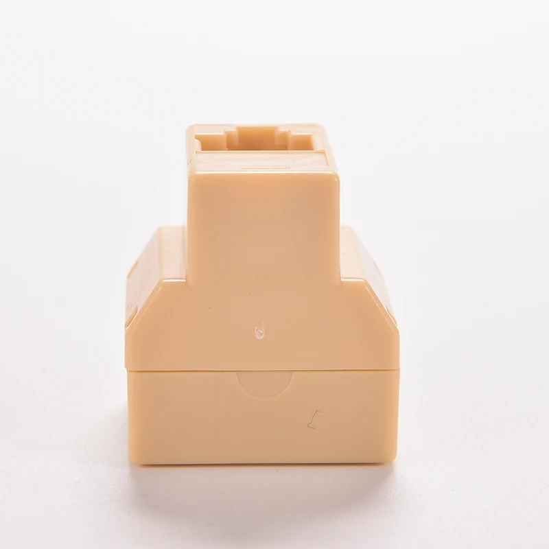 Socket Network Plug LAN Port 1 to 2 Socket Splitter Connector Adapter DZ517 RJ45 Coupler 8P8C 5
