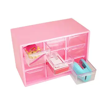 

9 Grids Clear Wall Drawer Jewelry Storage Box Sundries Storage Container Lattice Storage Box Container Desktop Office Organizer