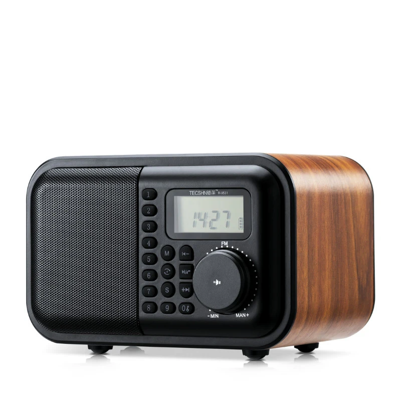 Цифровой портативный fm радиоприемник Bluetooth колонка стерео MP3 плеер с поддержкой TF