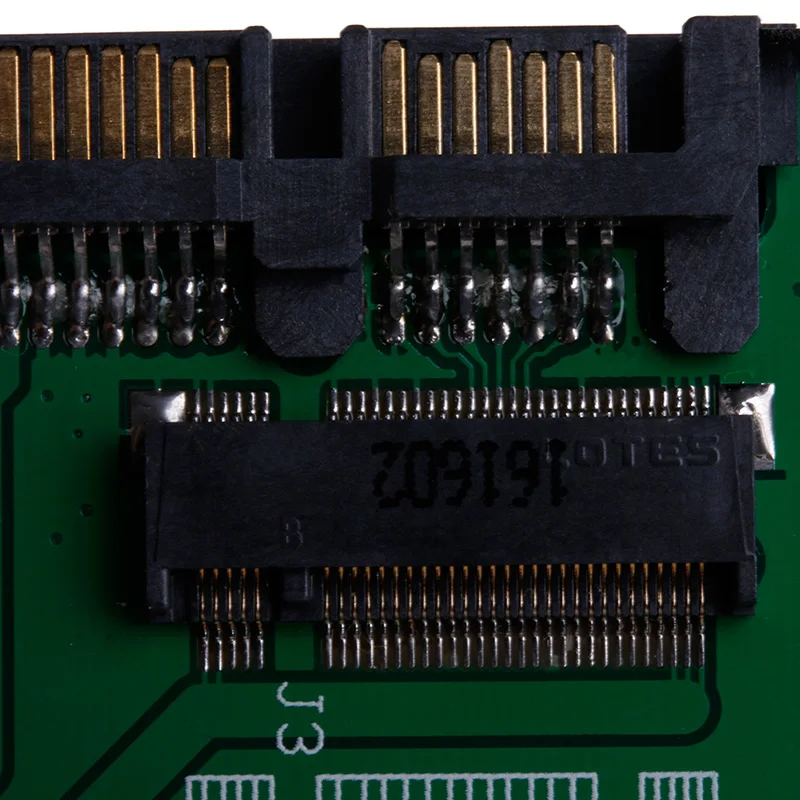 B+ M ключ гнездо 2 M.2 NGFF SSD до 2," SATA адаптер карты с Алюминий 7 мм чехол