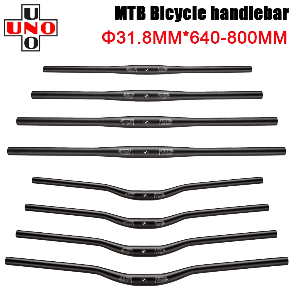 UNO Bicycle Straight Swallow Handlebar MTB Aluminum Alloy Flat