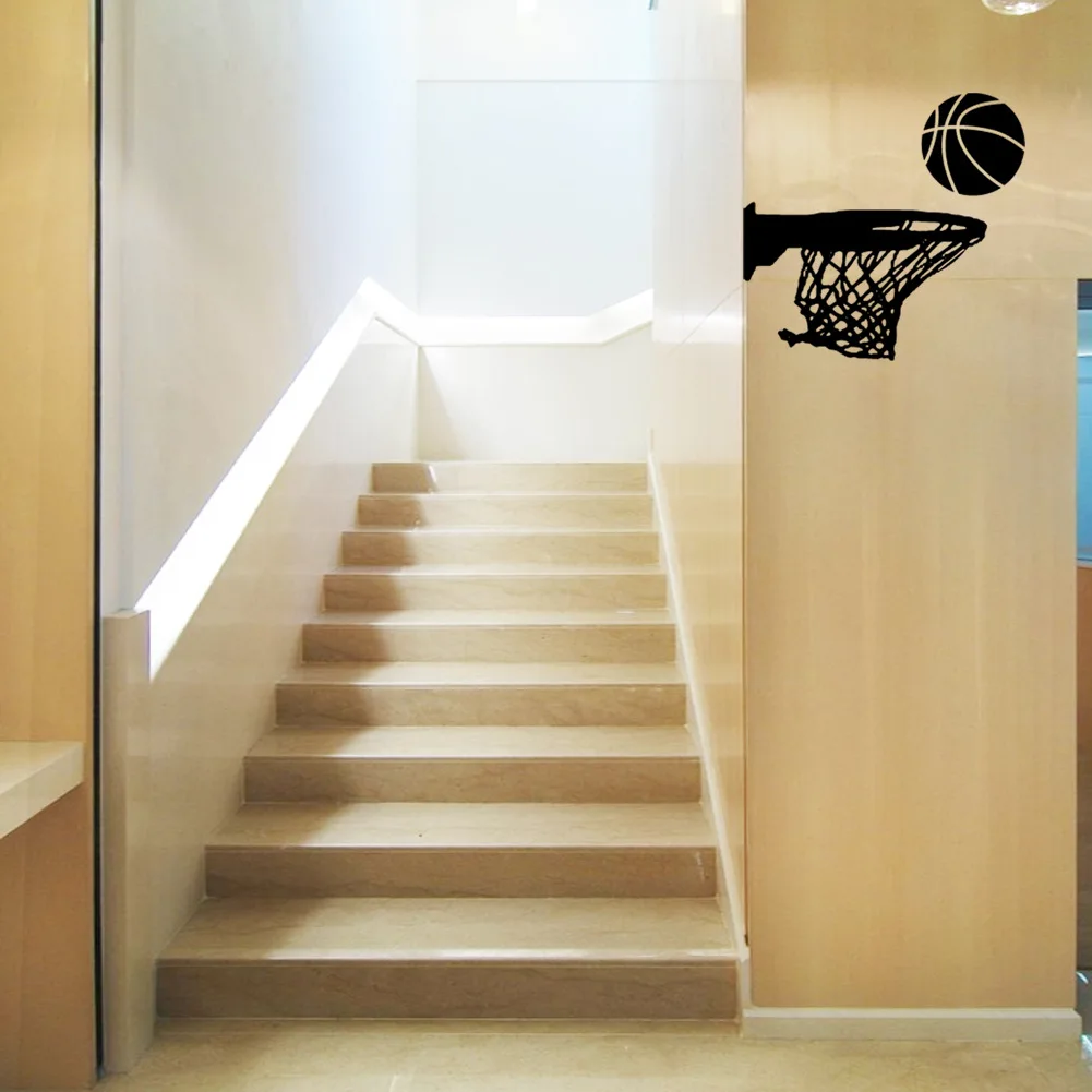 2867 модные украшения баскетбольная коробка для баскетбола креативные настенные наклейки для гостиной, спальни, ТВ фоновые декоративные наклейки на стену