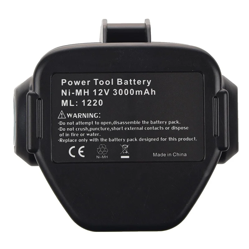 

FFYY-NEW 12 VOLT Ni-MH Battery For MAKITA 3.0 Ah 1233 1234 Black&Gray