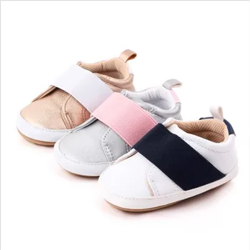 

New Spring Autumn Baby Shoes Infants Antislip First Walkers Newborn Boys Girls PU Shoes