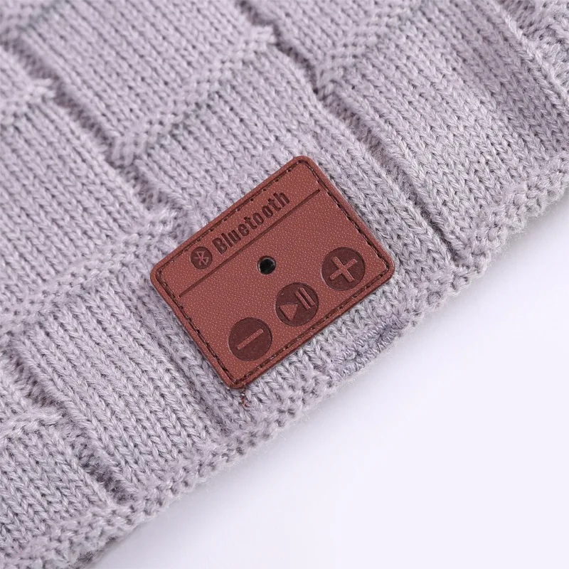 Новая мягкая зимняя теплая шапка Smart Cap V4.2 Беспроводная Bluetooth гарнитура наушники