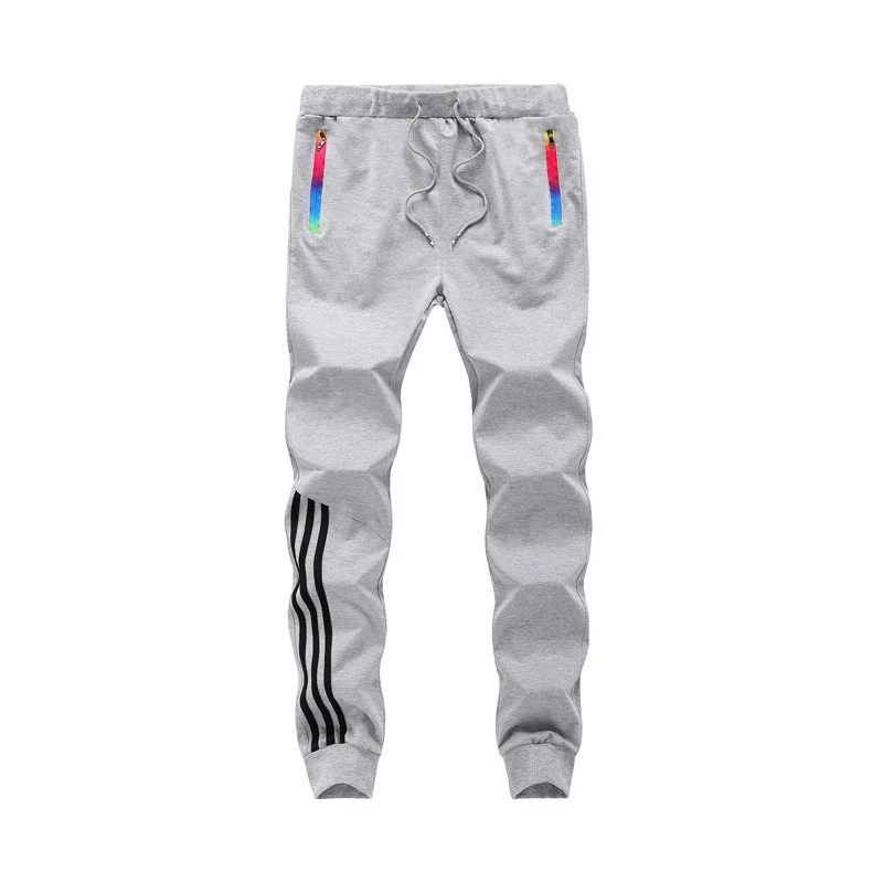 Ceny LBL pasiaste spodnie męskie Jogger Casual męskie spodnie dresowe odzież sportowa długie spodnie nowe proste spodnie człowiek odzież fitness Dropshipping