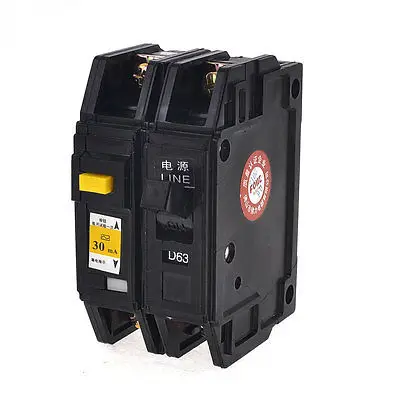 

DZ12LE-63 Plastic Housing Circuit Breaker 1P+N 3000A 63A 220V/380V AC