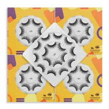 

Lezyan 8 Pcs of Rose Disc Plastic 3D False Eyelashes Natural Thick Style Handmade Eyelashes Makeup Supplies Free Shipping