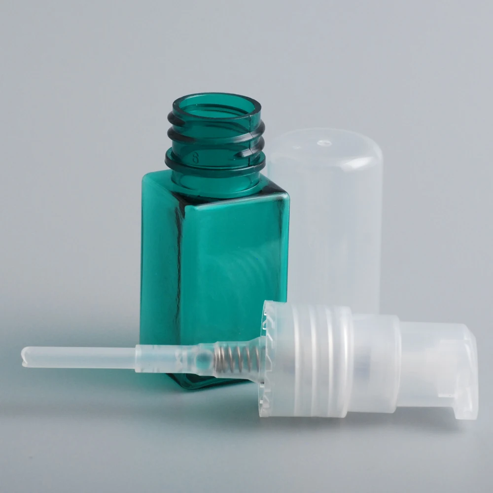 

Small Capacity 10ml Plastic Square Pressed Pump Empty Bottles Container Foam Pressed Pump Bottle For Soap Shower Gel Tool