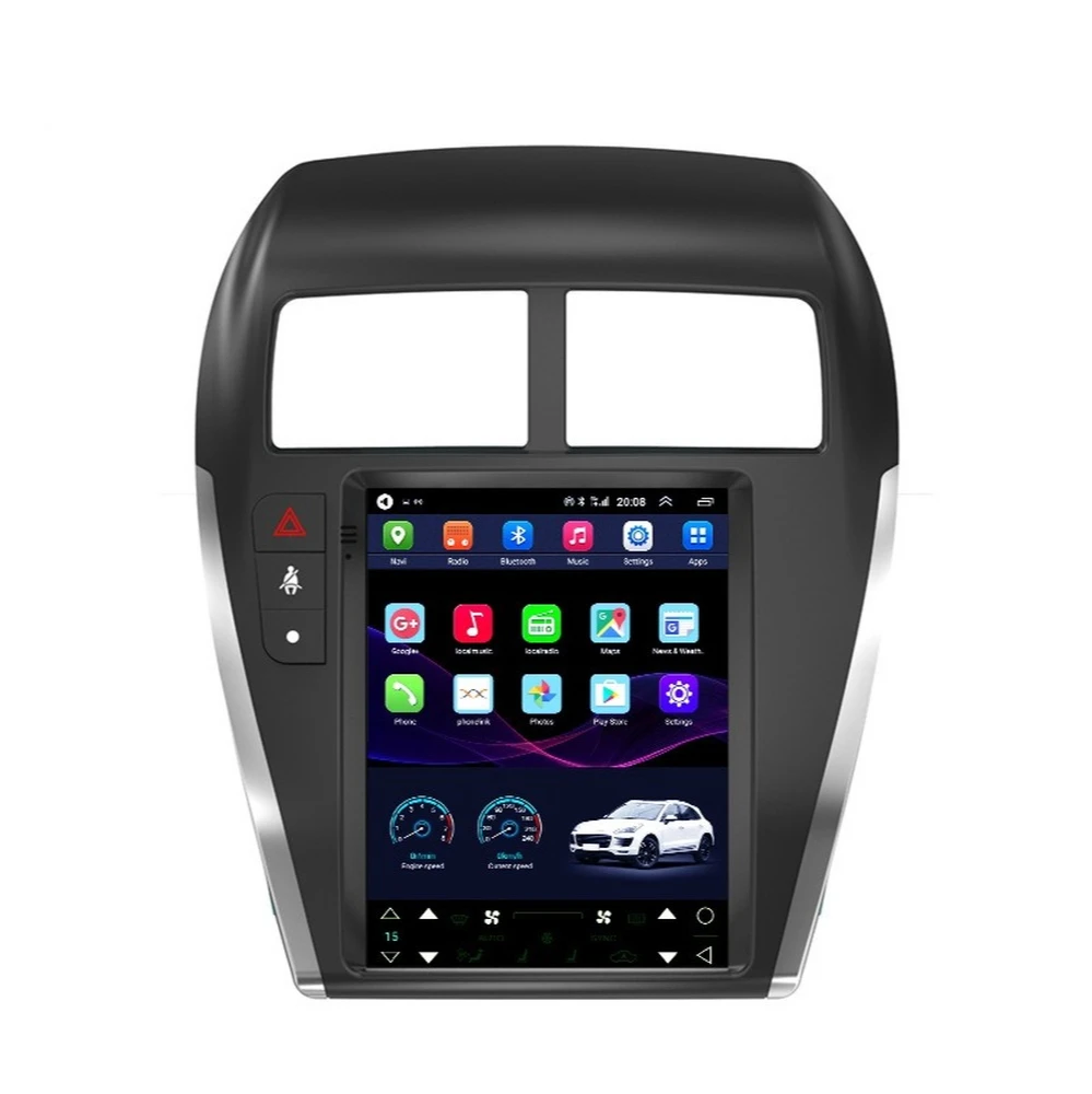 Автомобильный мультимедийный плеер в стиле Tesla с GPS-навигацией для MITSUBISHI ASX 2013-2018